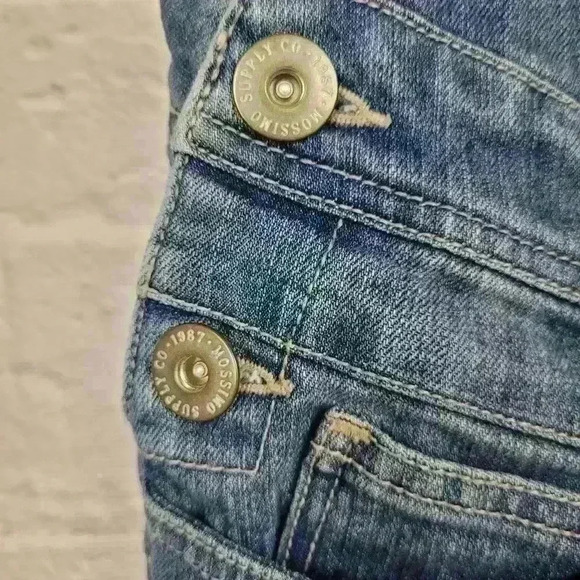 Denim Short Overalls Sz M - Picture 6 of 10